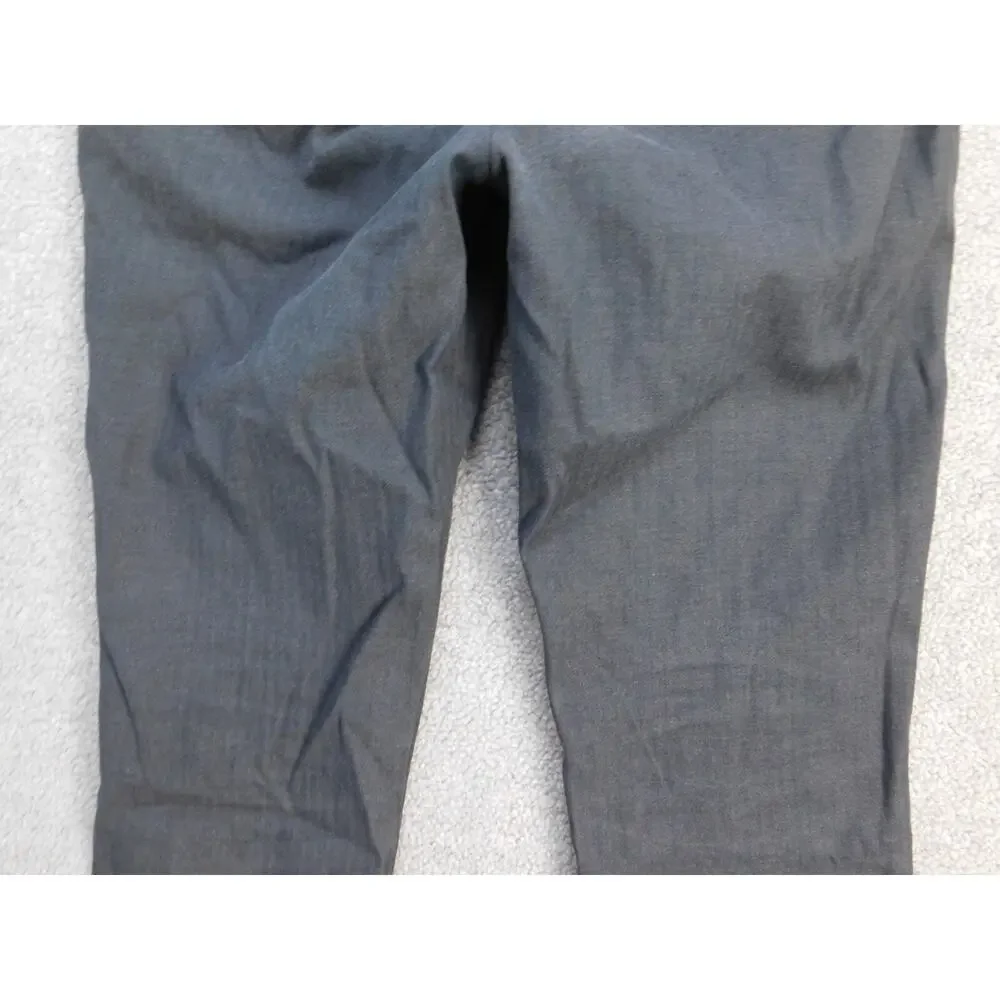 Vermonti Milan Mens Gray Slacks Trousers Pockets Dress Pants Size 36